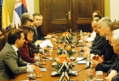 6. децембар 2017. Председница Народне скупштине на састанку са члановима Председништва Босне и Херцеговине